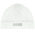 طقم هدية أفرول بالشعار باللون الأبيض, 1, hi-res