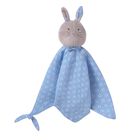 Baby Boys Blue & Beige Doudou Comforter, 1, hi-res