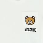 تيشيرت بشعار تيدى باللون الأبيض, 1, hi-res