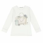 طقم ليغنز باللون الابيض والبيج للبنات, 1, hi-res