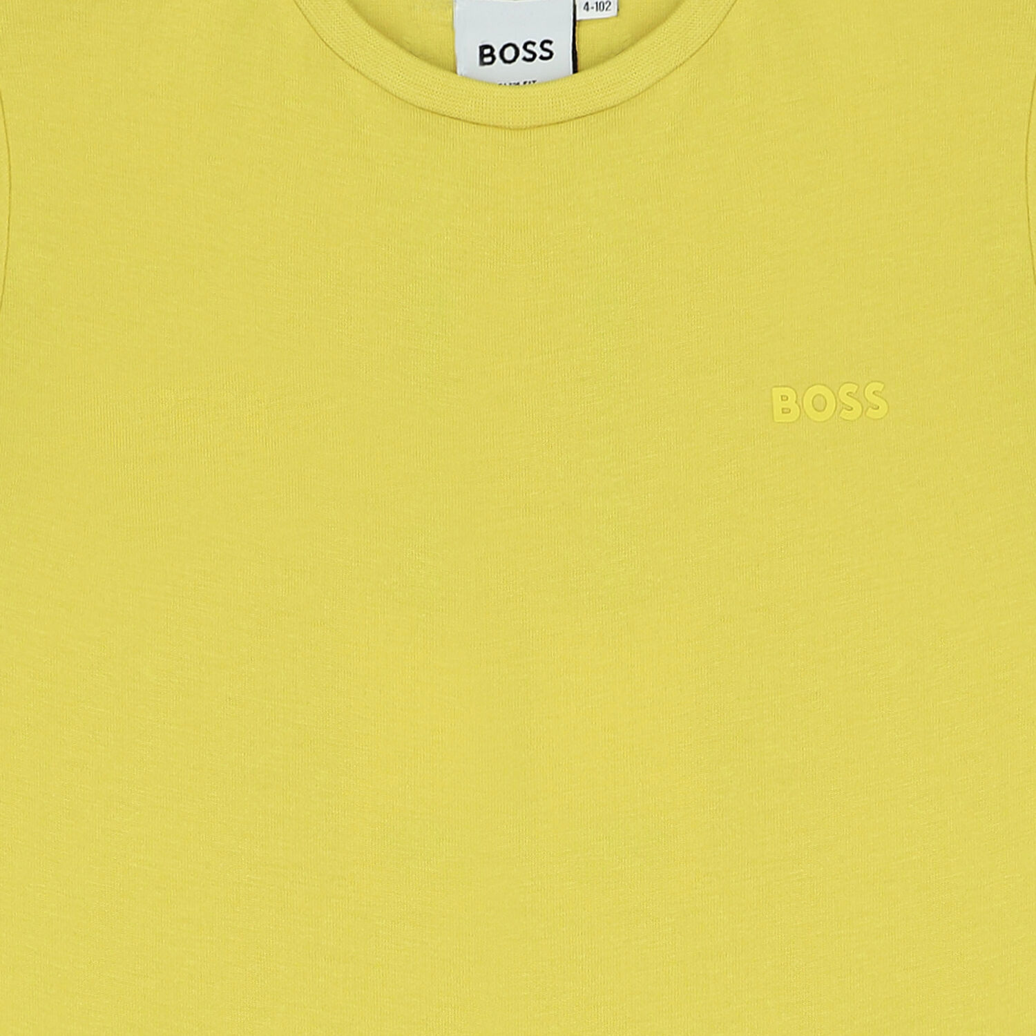 Boys Yellow Logo T-Shirt, 3, hi-res