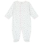 Baby Girls White & Pink Babygrow Roses Gift Set, 1, hi-res