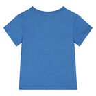 Younger Boys Blue Logo T-Shirt, 2, hi-res
