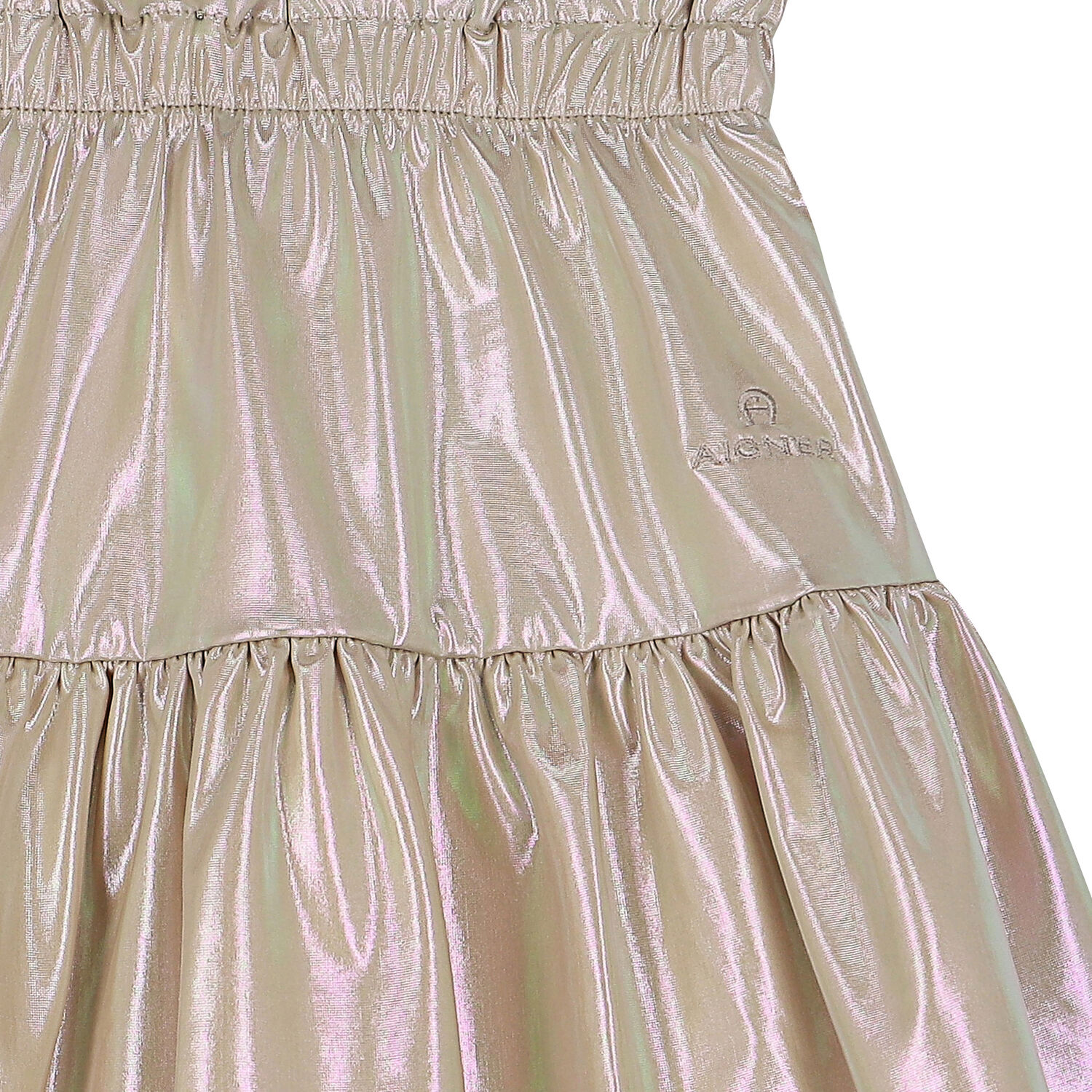 تنورة بالشعار باللون الذهبي, 1, hi-res