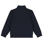 Boys Navy Blue Logo Tracksuit, 1, hi-res