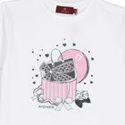 Girls White Bag T-Shirt, 1, hi-res