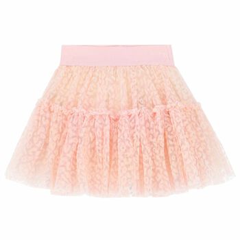 Younger Girls Pink Tulle Skirt