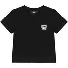 Girls Black Logo T-Shirt, 2, hi-res