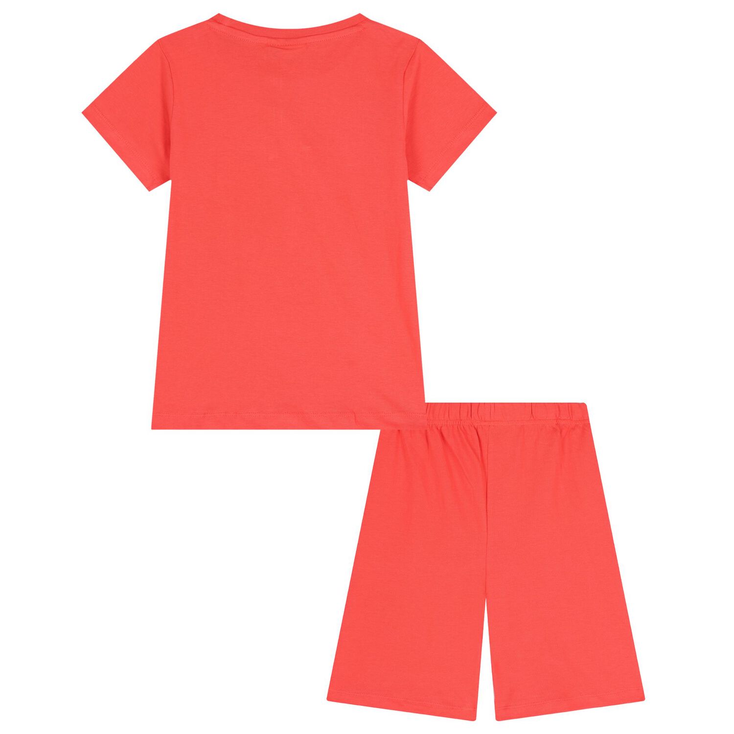 طقم شورت للبنات بتصميم هيلو كيتي باللون الأحمر, 1, hi-res