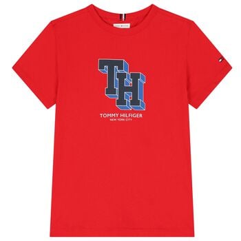 Boys Red Logo T-Shirt