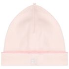 Baby Girls Pink Bow Babygrow Set, 1, hi-res