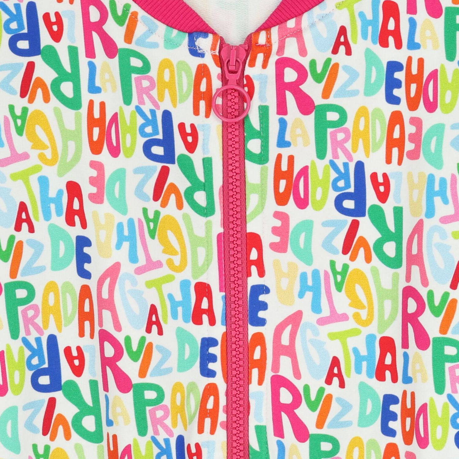 Girls White & Pink Logo Playsuit, 1, hi-res