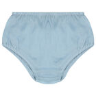 طقم فستان بنات تول باللون الأزرق, 1, hi-res