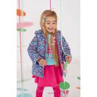 Girl Aqua & Pink Logo Heart Skirt Set, 1, hi-res