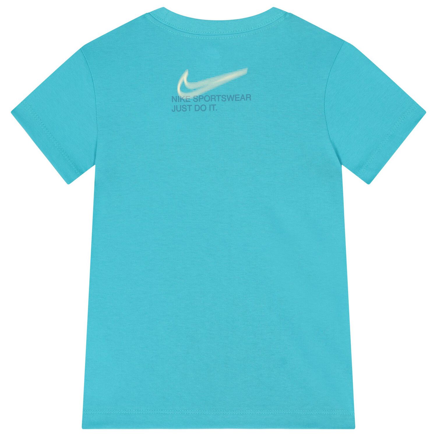 طقم شورت اولاد بالشعار باللون الازرق , 1, hi-res