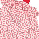 Younger Girls White & Red Star Dress, 1, hi-res