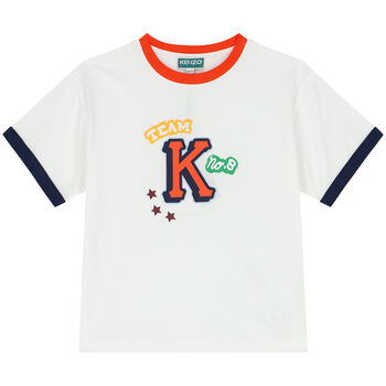 Boys White Logo T-Shirt