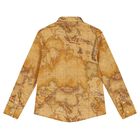 Boys Beige Geo Map Shirt, 1, hi-res