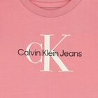 توب بنات بأكمام طويلة بالشعار باللون الوردى, 5, hi-res