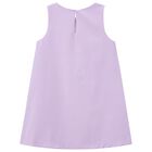 Girls Lilac Flower Dress, 2, hi-res