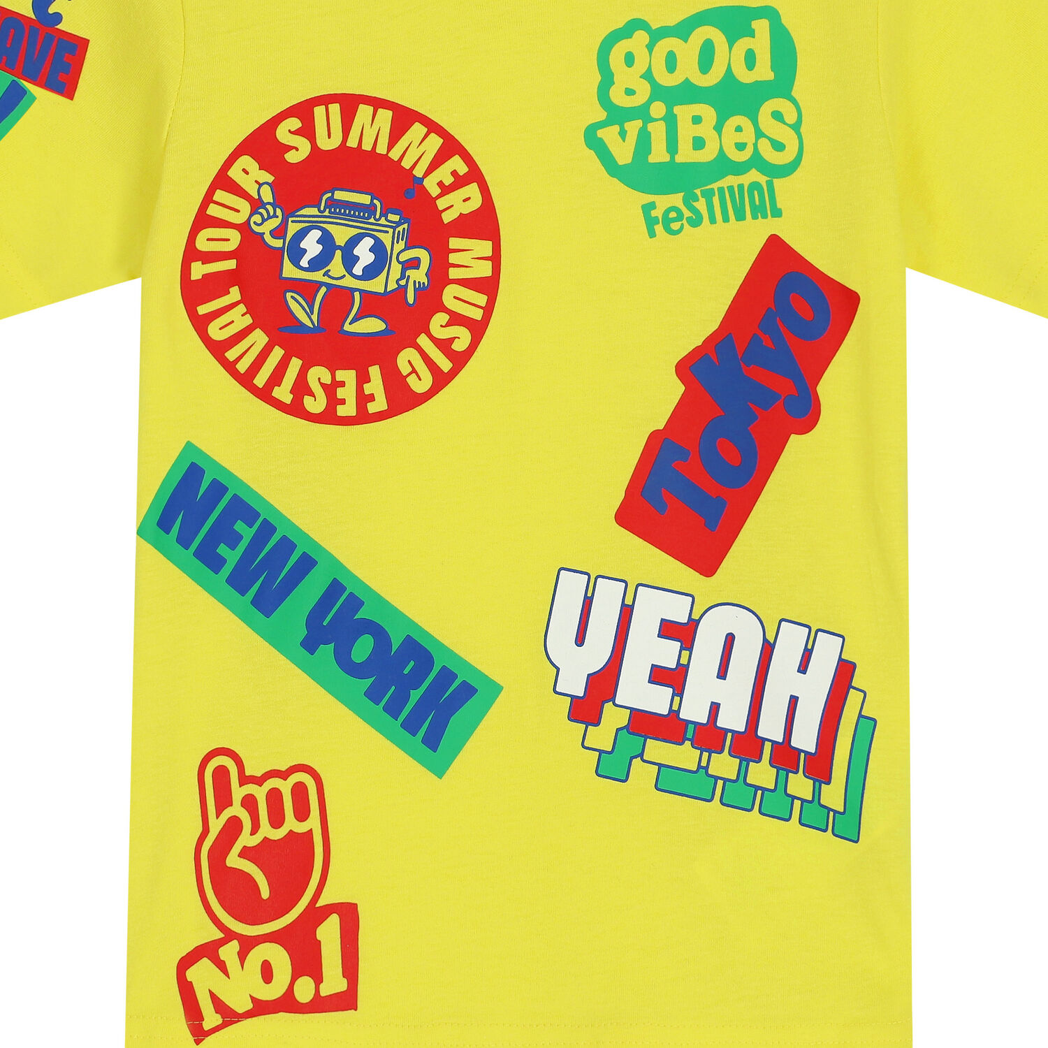 Boys Yellow T-Shirt, 1, hi-res