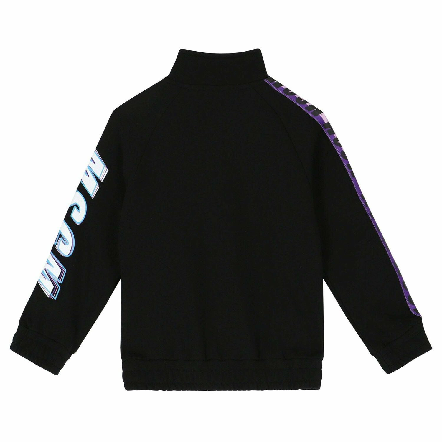 Boys Black Logo Zip-up Top, 1, hi-res image number null