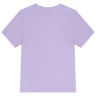 Girls Purple Logo T-Shirt, 2, hi-res