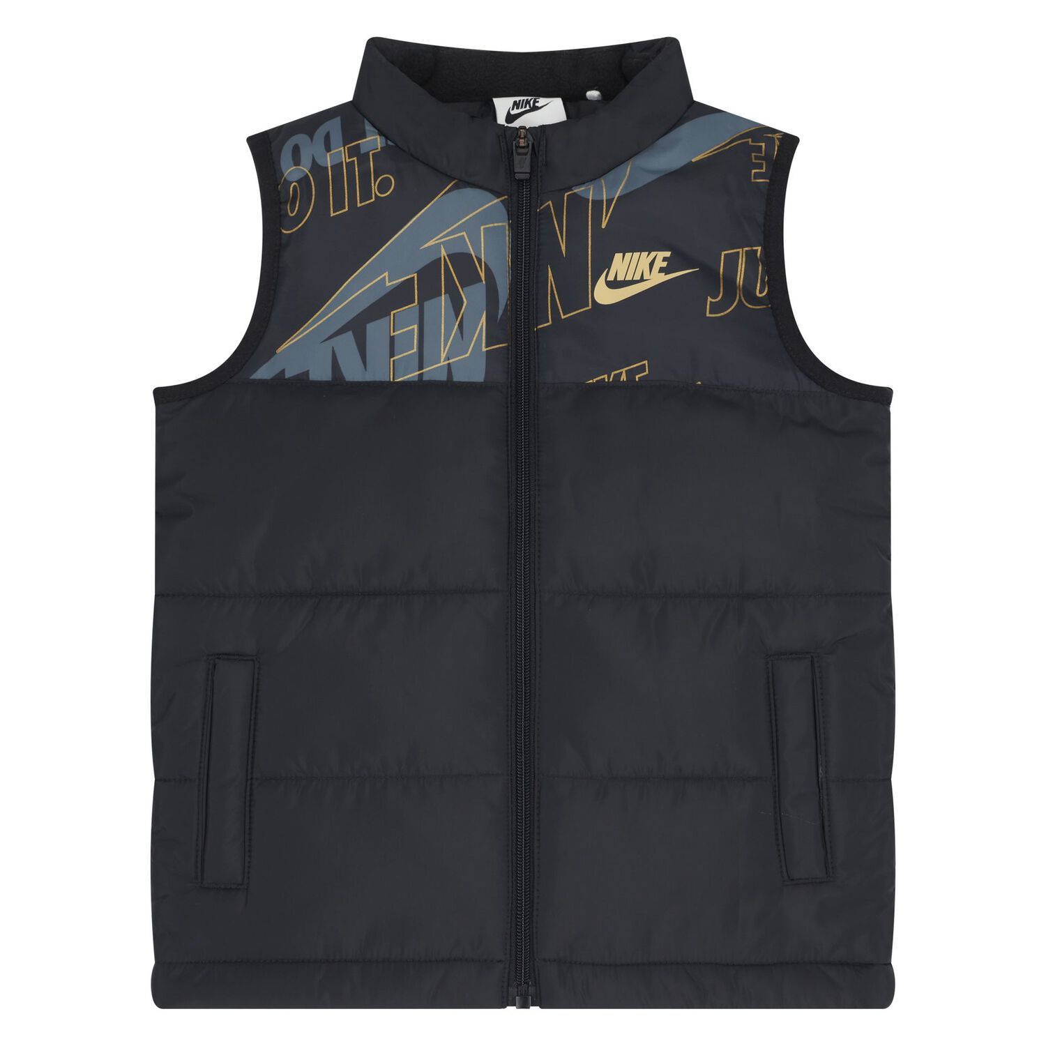 Younger Boys Black & White 3 Piece Joggers Set, 1, hi-res