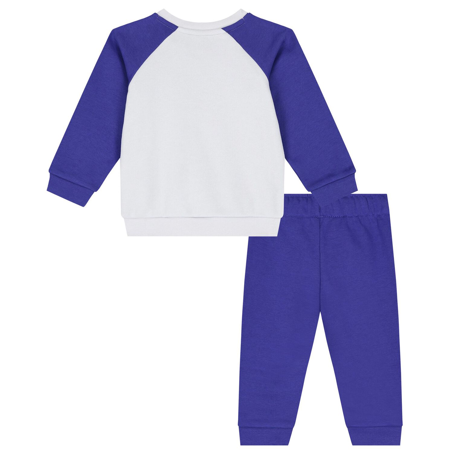 Younger Boys Blue & White Logo Tracksuit, 1, hi-res