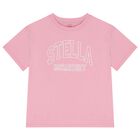 Girls Pink Logo T-Shirt, 1, hi-res