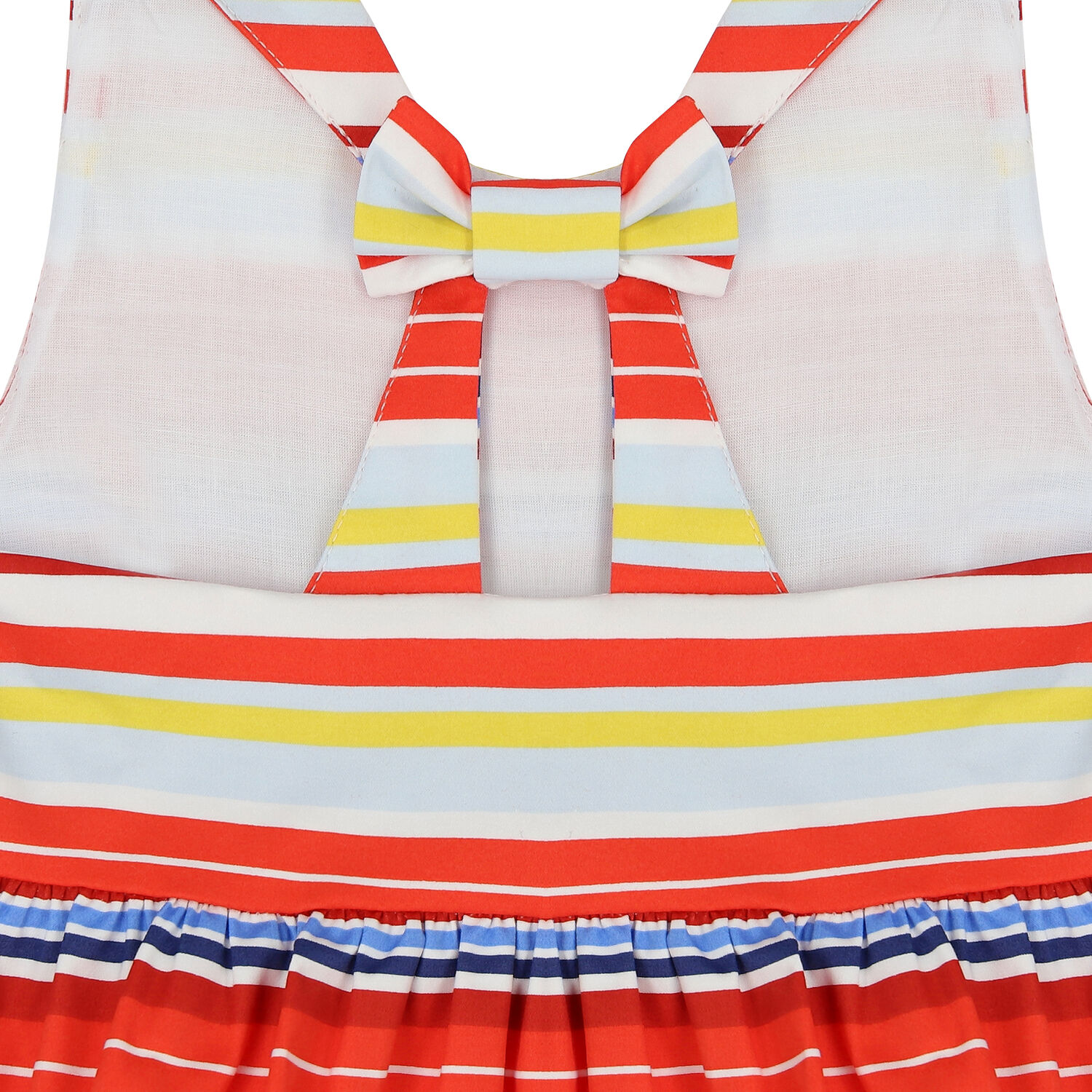 Girls Red Stripe Dress, 1, hi-res image number null