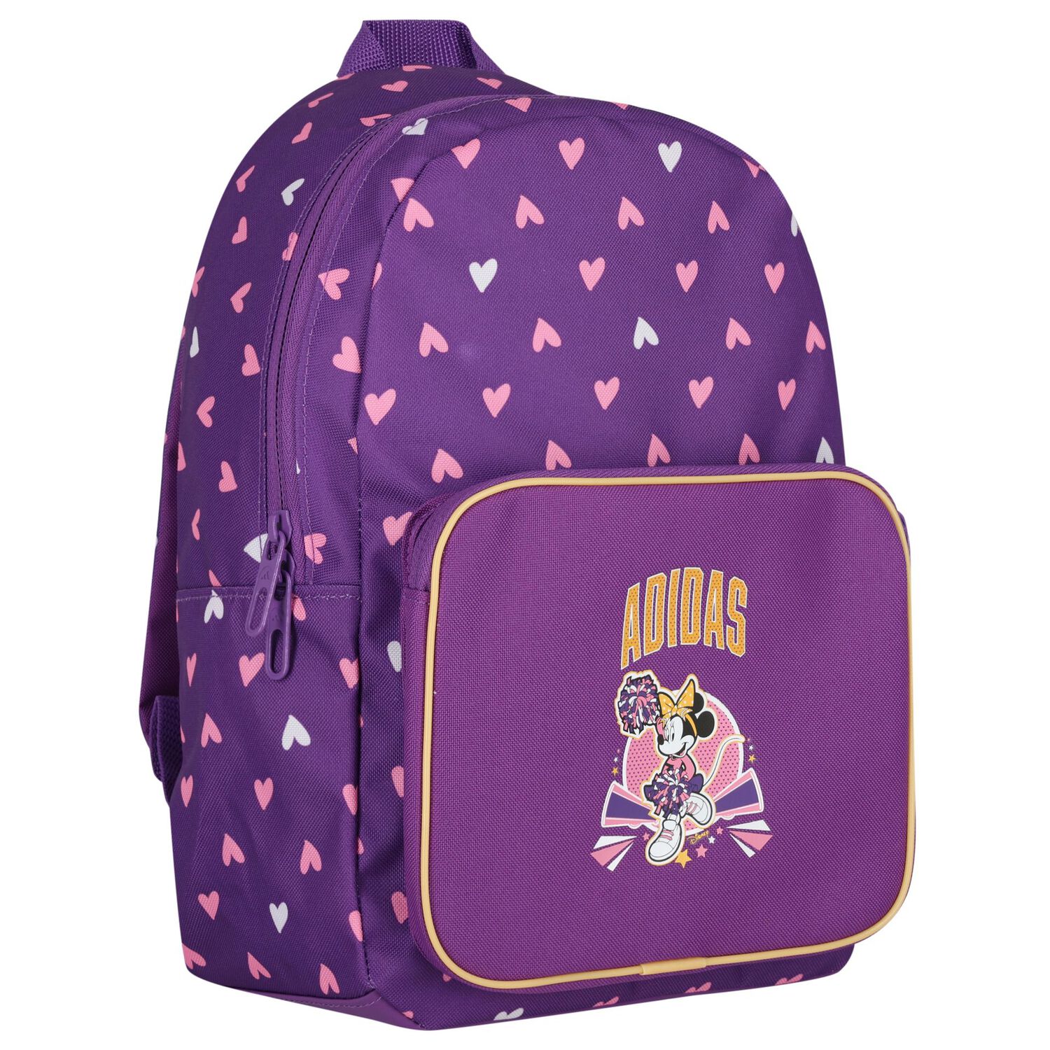 Girls Purple Disney Logo Backpack, 1, hi-res