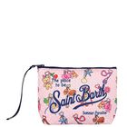 Girls White & Pink Aline Logo Pouch ( 15cm ), 1, hi-res