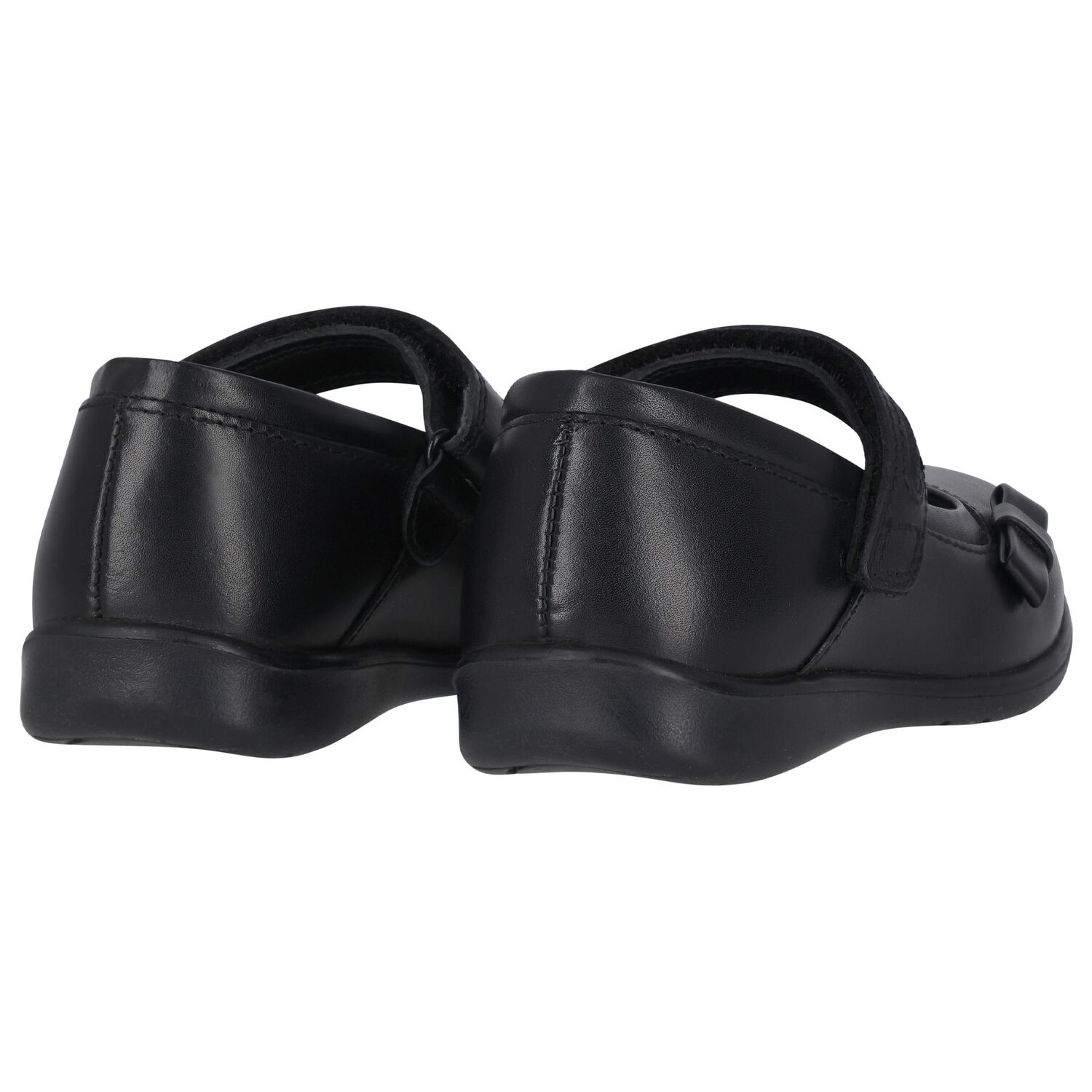 حذاء بنات جلد باللون الأسود, 1, hi-res image number null