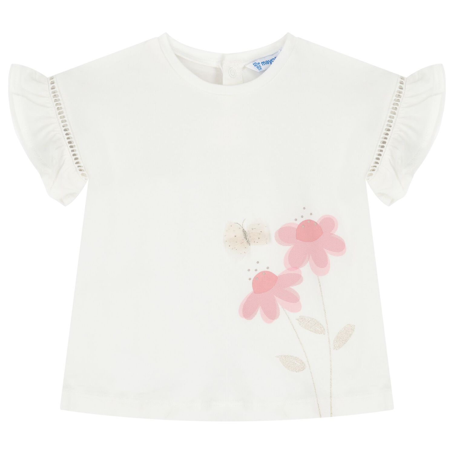 Younger Girls Ivory & Gold Leggings Set, 1, hi-res image number null