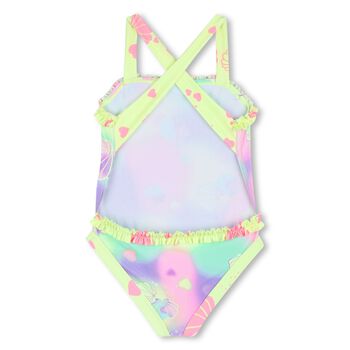Girls Multi-Coloured Sea Shell Swimsuit