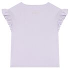 توب بنات مكشكش بفيونكة باللون البنفسجى , 1, hi-res