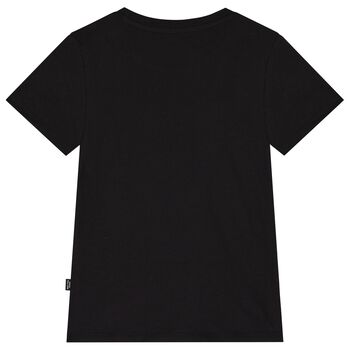 Girls Black Logo T-Shirt