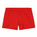 Girls Navy & Red Logo Swim Shorts, 1, hi-res