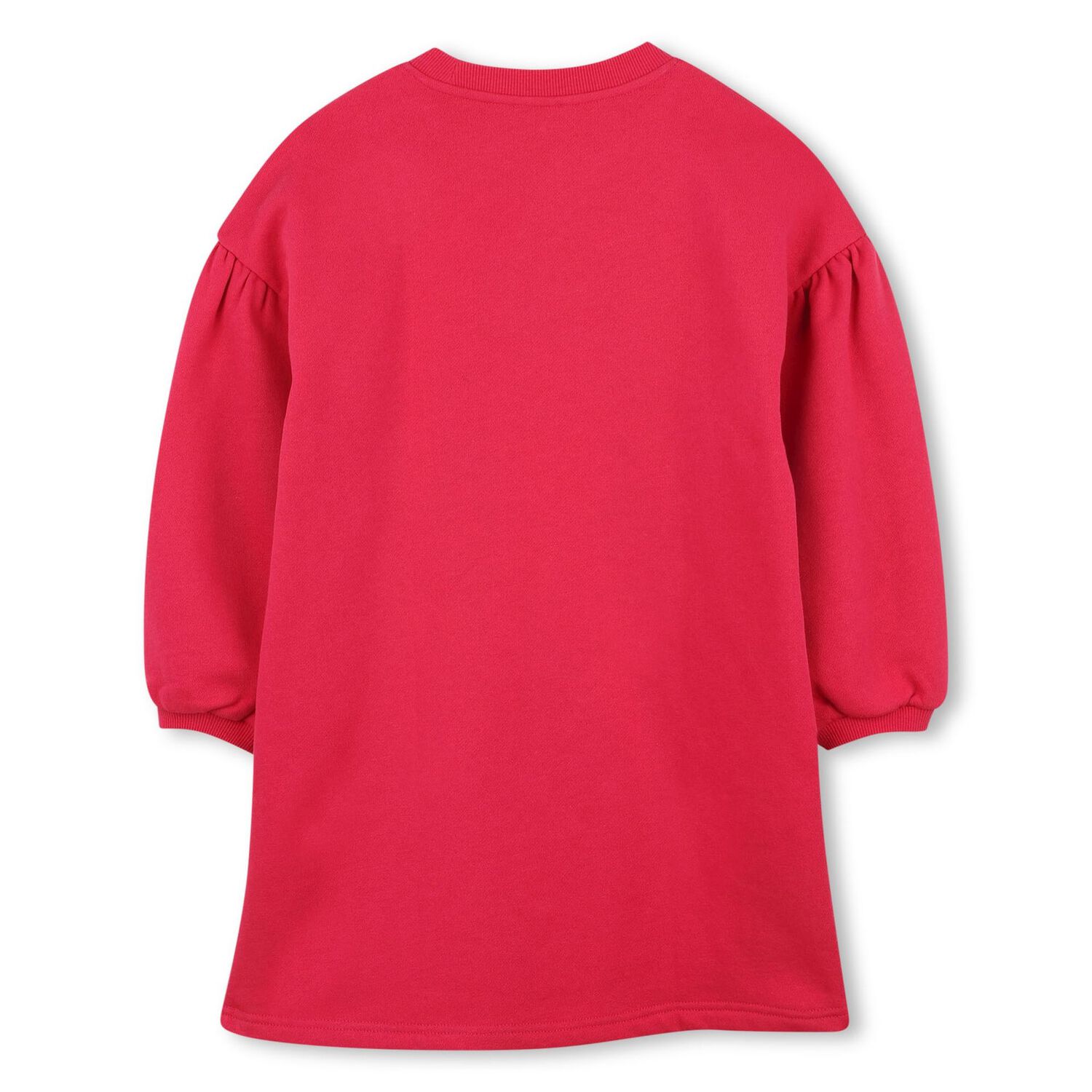 فستان سويت شيرت بشعار زهرة وردي للبنات, 1, hi-res image number null