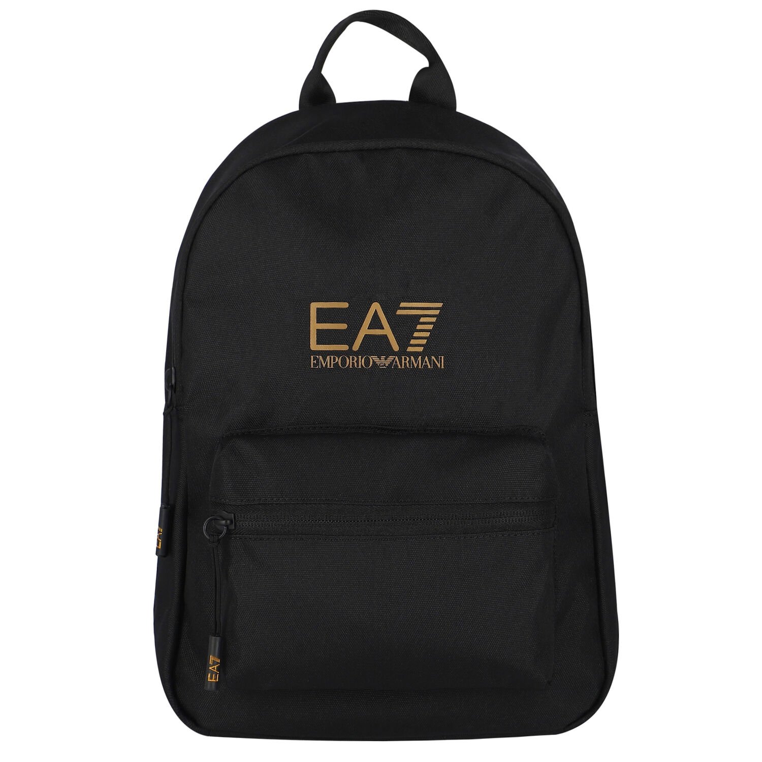 Black Logo Backpack, 1, hi-res