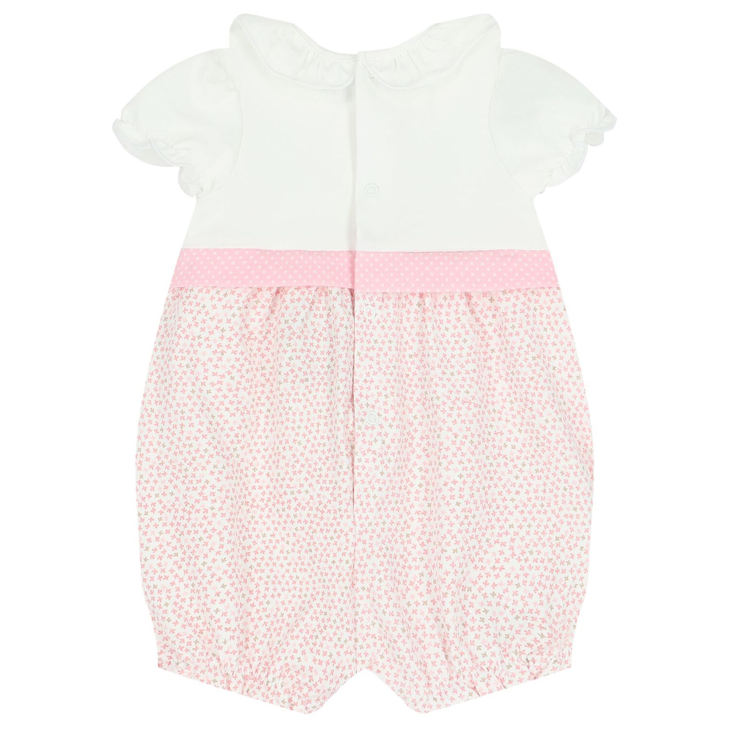 Baby Girls Pink & White Rompers ( 2-Pack ), 1, hi-res image number null