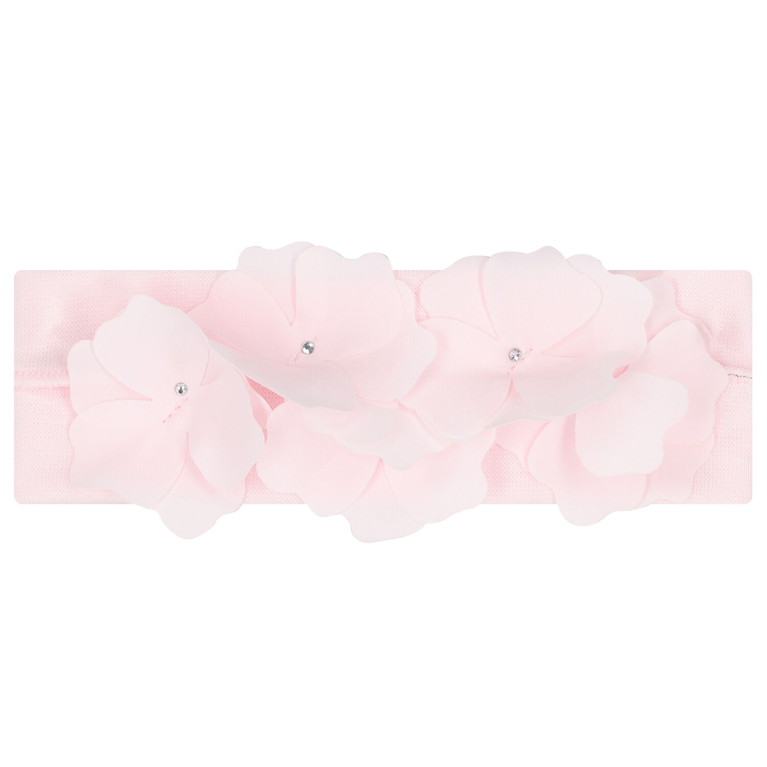 Baby Girls Pink Flower Headband, 1, hi-res