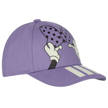 Girls Purple Minnie Mouse Bow Disney Cap