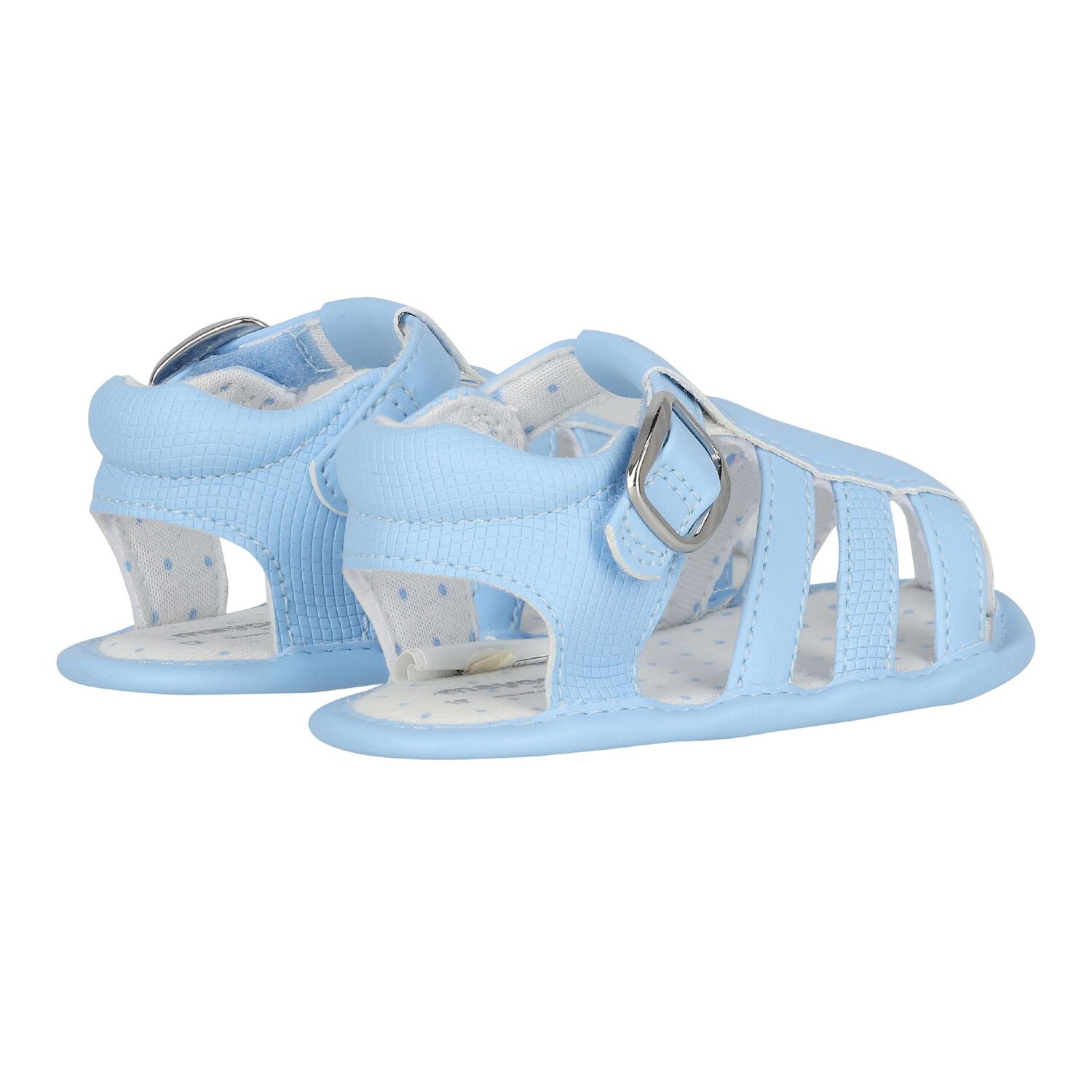 Baby Boys Blue Sandals, 2, hi-res image number null