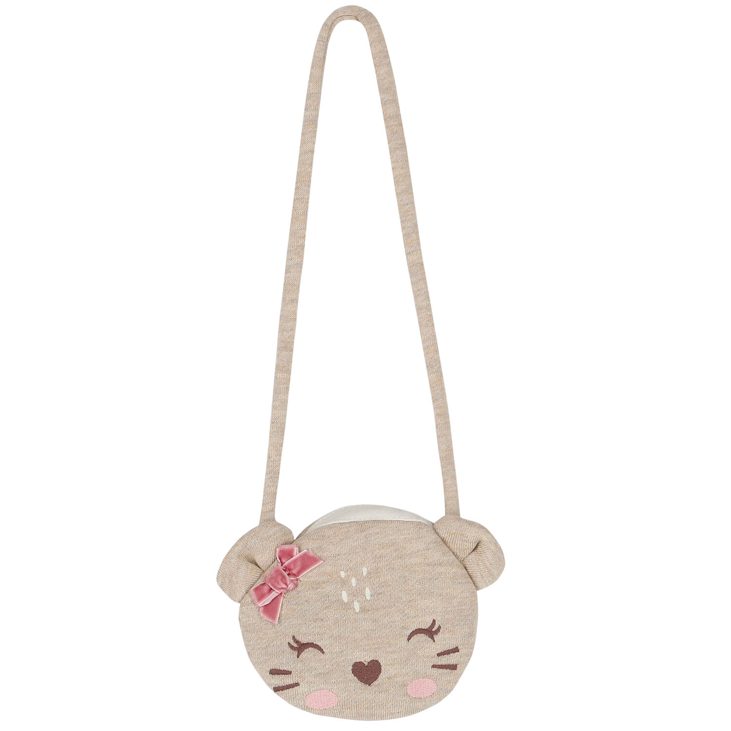 طقم فستان بنات شيربا مع حقيبة باللون العاجى, 1, hi-res image number null