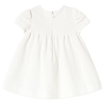 Baby Girls White Smocked Dress