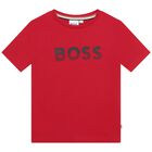 Boys Red Logo T-Shirt, 6, hi-res