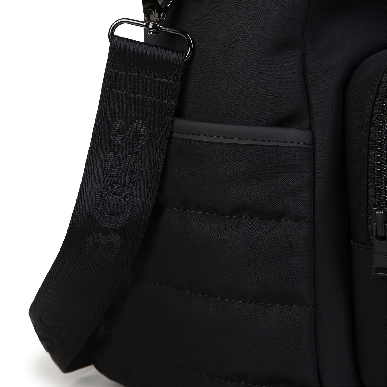 Mini Me Black Logo Changing Bag ( 39CM ), 1, hi-res