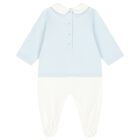 Baby Boys Blue & White Babygrow Gift Set, 1, hi-res